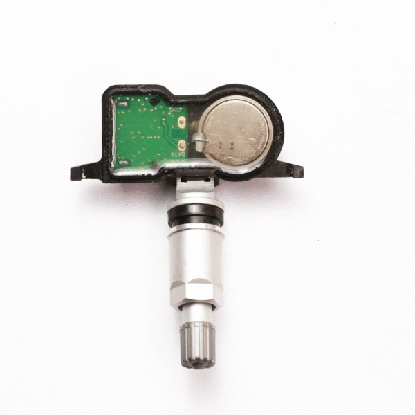 TPMS sensor for Toyota and Lexus, model PMV-E100, internal view.