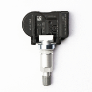 Front view of the Mazda and Abbas TPMS sensor BHB637140