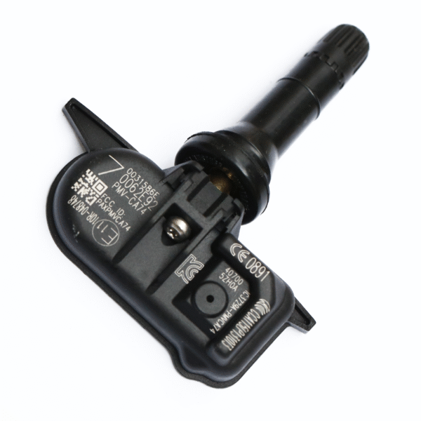 Side view of the TPMS sensor 407005ZH0A for Mercedes, Nissan, Infiniti, and Zhengzhou Nissan vehicles