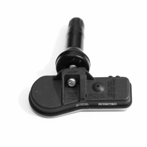 TPMS sensor for Peugeot, Citroen, and DFPV, model 9811536380, front view.