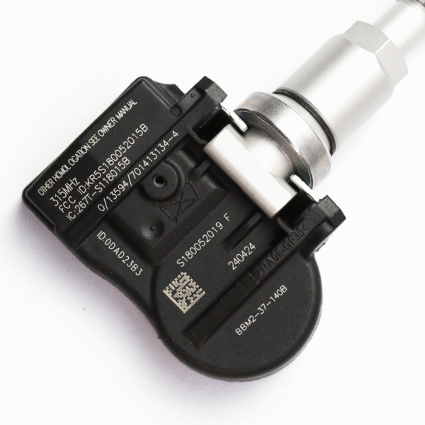 Side view of the Mazda TPMS sensor BBM237140B