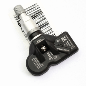 TPMS Sensor for Volkswagen 3AA907275B - Side View with Barcode