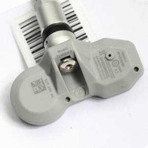 TPMS Sensor for Audi Aston Martin Porsche Bentley Bugatti VW Ferrari Lamborghini 7P0907275 - Side View with Barcode