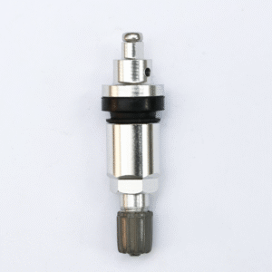 TPMS valve for tire pressure monitoring system (TPMS) repair kit, showing the valve’s detailed view.