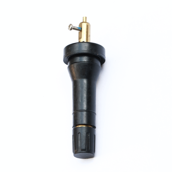 TPMS valve for tire pressure monitoring system (TPMS) repair kit, showing the valve’s detailed view.