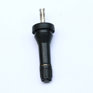 TPMS valve for tire pressure monitoring system (TPMS) repair kit, showing the valve's detailed view.