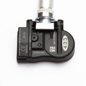 TPMS sensor for Dodge, Jeep, Chrysler, Lancia – Model 68078768AA, side view