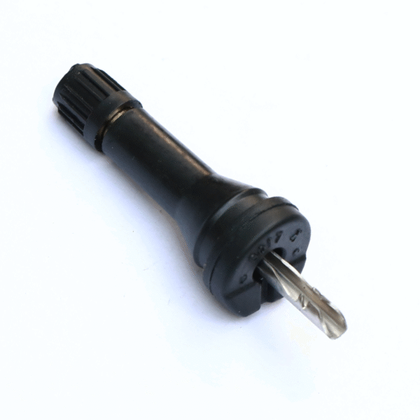 Close-up view of TPMS valve for repair, showcasing the detailed design.