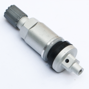 Close-up view of TPMS valve for repair, showcasing the detailed design.