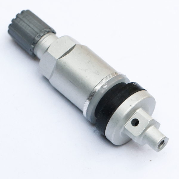 Close-up view of TPMS valve for repair, showcasing the detailed design.
