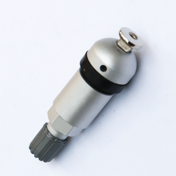 Close-up view of TPMS valve for repair, showcasing the detailed design.