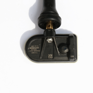 Close-up view of the original TPMS sensor for Baojun Wuling, highlighting the model number.