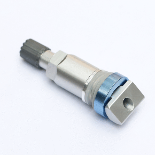 TPMS valve stem repair kit, side view of the sensor valve