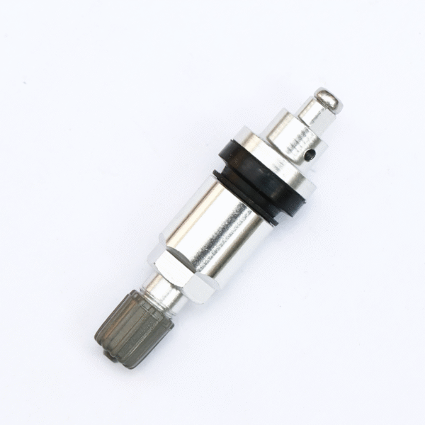 Close-up view of TPMS valve for repair, showcasing the detailed design.