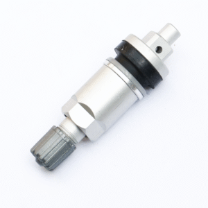 Another angle of the TPMS valve, highlighting its features for tire pressure monitoring system repair.