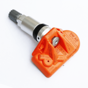 Original TPMS sensor for Audi, Porsche, Bentley, Volkswagen – Model 5Q0907275F, angled view