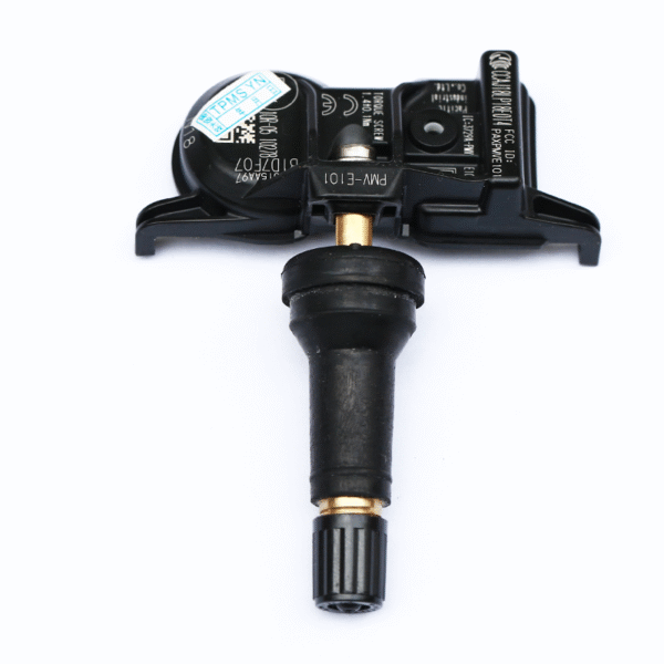 Original TPMS sensor for Nissan, Zhengzhou Nissan – Model 407006LB0A, angled view