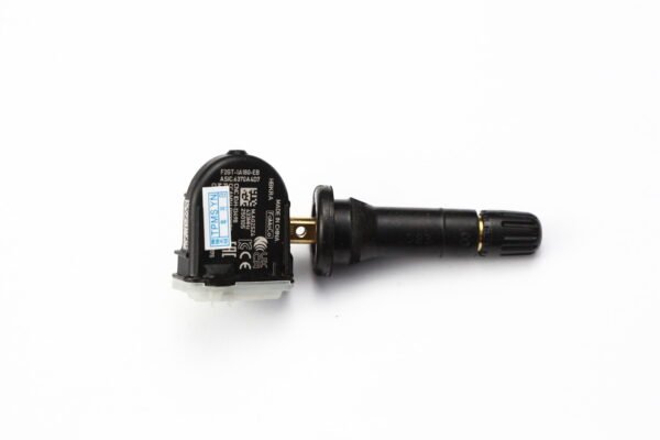 Ford TPMS Sensor F2GT1A180EA – Side view, suitable for Ford and Lincoln models.