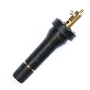 Side view of TPMS valve for tire pressure monitoring system (TPMS) repair kit.