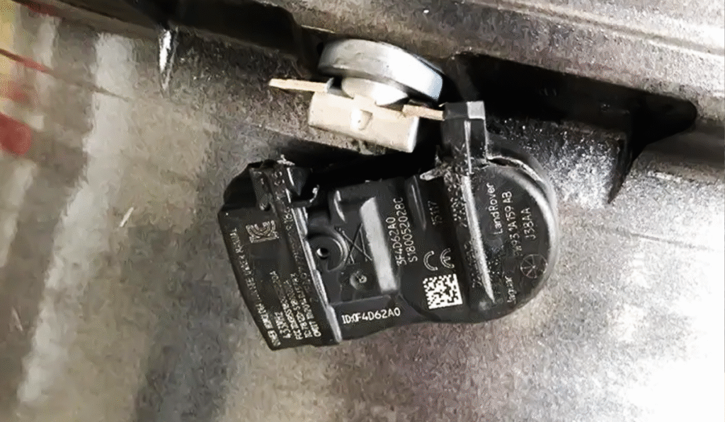 tpms-light-still-on-after-replacing-sensor damaged sensor example