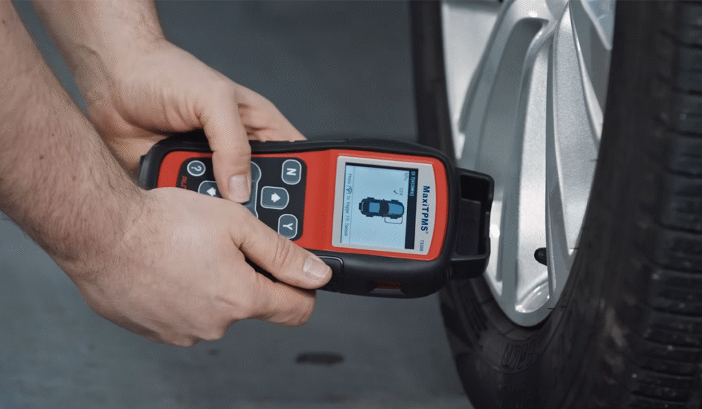 Autel TPMS matching tire pressure sensor installation process