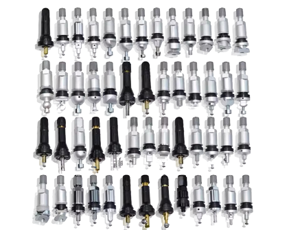 TPMS valve stem component used for installing tire pressure monitoring sensors